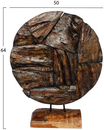 HomeMarkt Διακοσμητικό Χώρου από Ξύλο 50x15x64cm