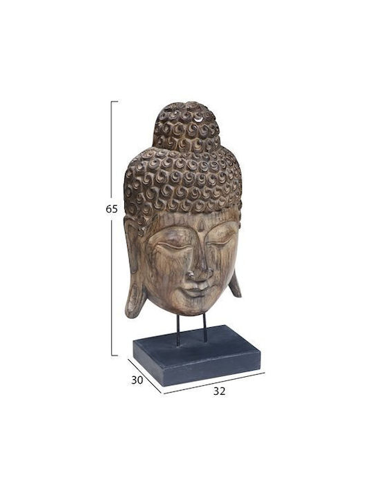 HomeMarkt Decorativ Buddha din Lemn 32x30x65cm 1buc