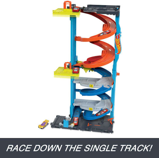 Hot Wheels City Transforming Race Tower Car 1:64 for Ages 3+