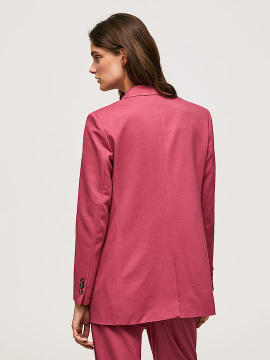 Pepe Jeans Blazer pentru femei Sacou Roz