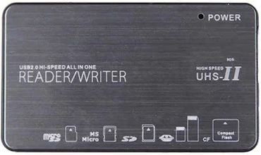 Tech Pro Card Reader Type-C για SD/microSD/MemoryStick/CompactFlash