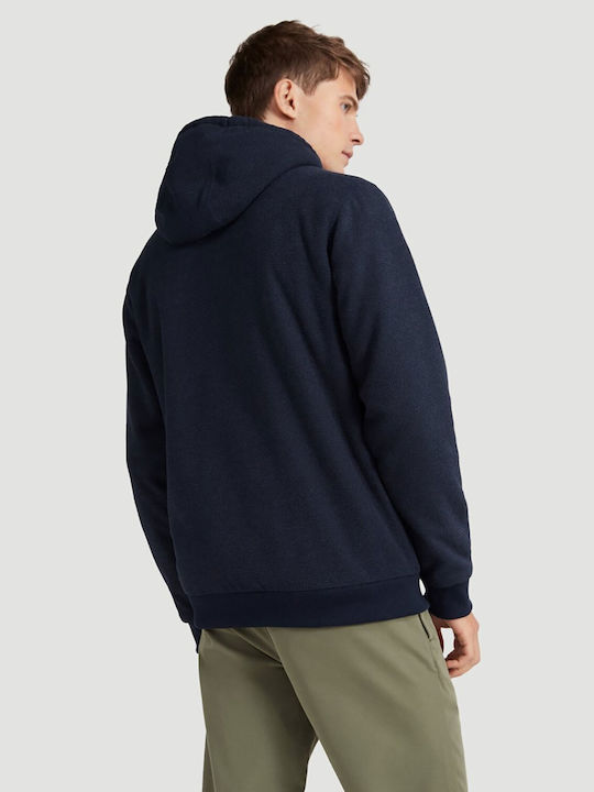 O'neill Barite Superfleece Men's Sweatshirt Jacket with Hood and Pockets Navy