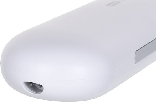 Oral-B iO Series 9 Elektrische Zahnbürste mit Timer, Drucksensor und Reisetasche White Alabaster