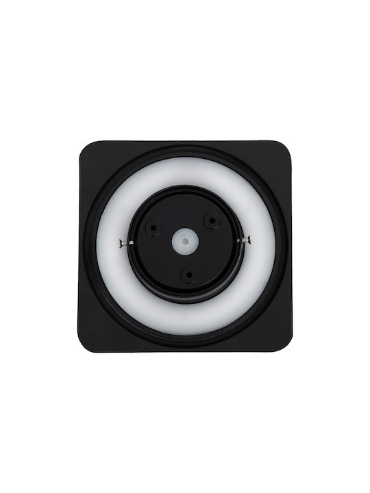 GloboStar Helio-S Επιτοίχια Εξωτερική Πλαφονιέρα LED IP65 7W με Φυσικό Λευκό Φως 16x5x16εκ.