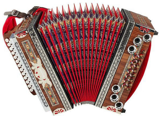 Kärntnerland Edelholz G/C/F/Bb Akkordeon 16 Bass