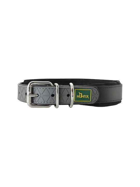 Hunter Convenience Dog Collar in Black color 25mm x 42 - 50cm S6101149