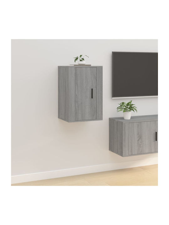 Wall Cabinets Gray 2 Pieces 40x34.5x60cm