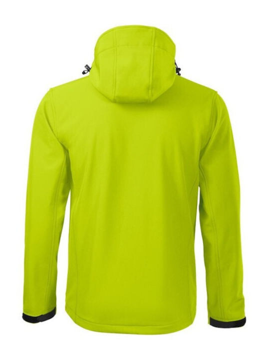 Malfini Performance Men's Winter Softshell Jacket Waterproof and Windproof Lime