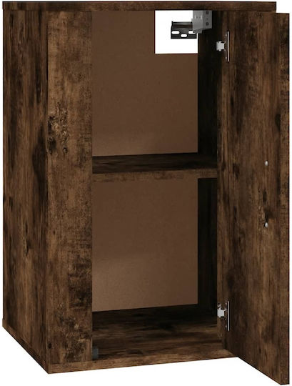 Dulap Suspendat pentru Sufragerie din Placă Aglomerată Stejar Fumuriu 40x34.5x60cm