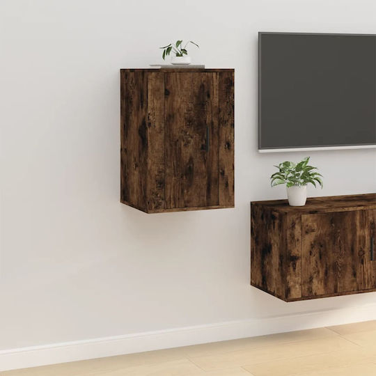 Dulap Suspendat pentru Sufragerie din Placă Aglomerată Stejar Fumuriu 40x34.5x60cm