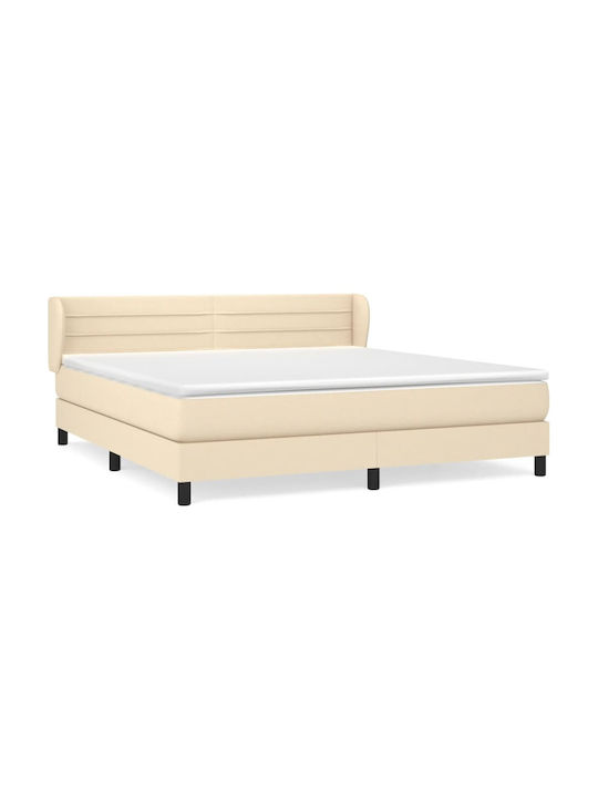 Bett Übergröße Mit Stoff bezogen Blue mit Latten & Matratze 160x200cm