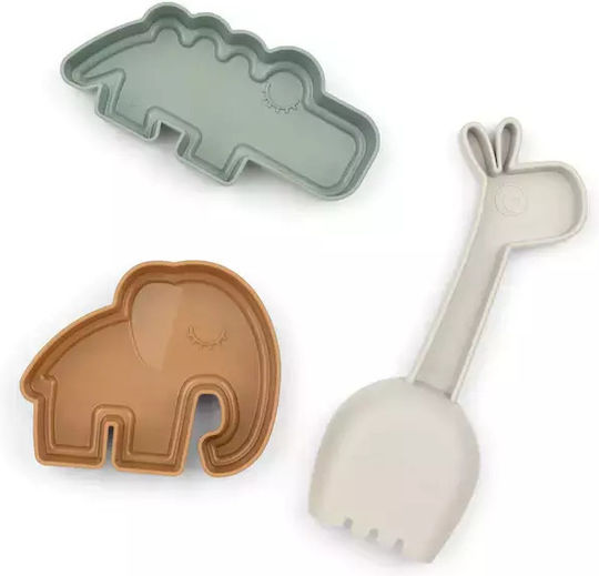 Done by Deer Deer Friends Colour Mix Plastic Sand Molds Set 2.5 cm (3pcs)