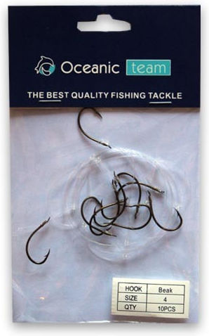 Oceanic Fishing Hooks Set 20pcs No10