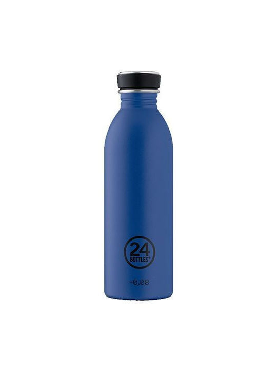 24Bottles Urban Stainless Steel Water Bottle 500ml Blue Gold