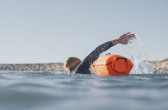 Buddyswim Σημαδούρα Τορπίλη Live Love Swim 28lt Πορτοκαλί