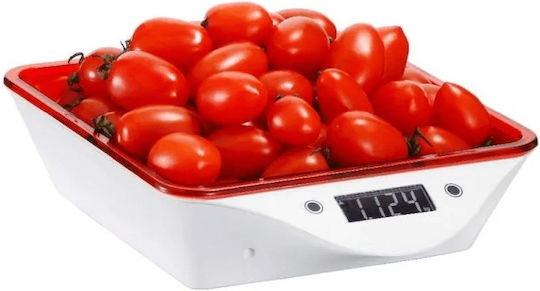 Αποσπ22184-500-00-05ώμενο Digital Kitchen Scale with Bowl 1gr/5kg White