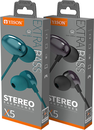 X5 Безжични Стерео с жак 3.5mm Черен