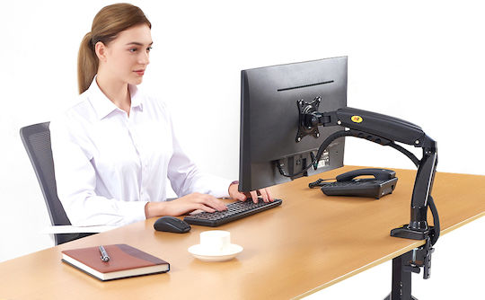 North Bayou NB North Bayou F80 Stand Desk Mounted Monitor up to 30" with Arm