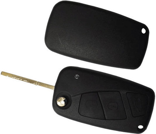 Foldable Car Key Shell with Blade with 3 Buttons for Fiat για και Λάμα SIP22 Panda