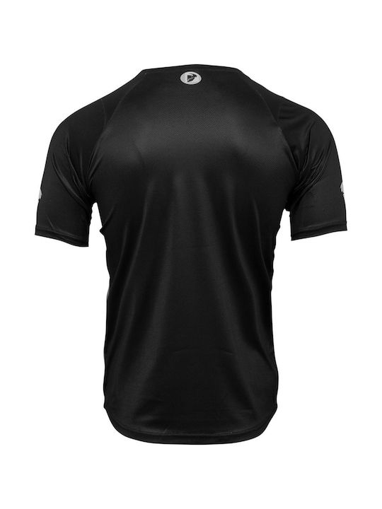 Thor MX Assist Shiver Pentru bărbați Tricou Motocicletă Mânecă scurtă Black/Grey