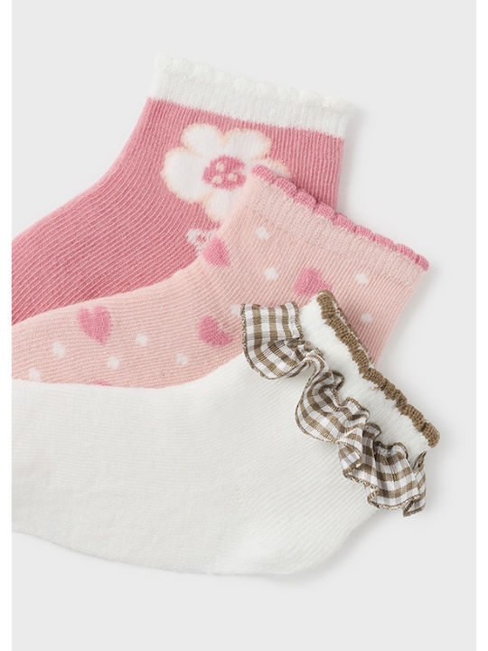 Mayoral Girls 3 Pack Knee-High Socks Pink