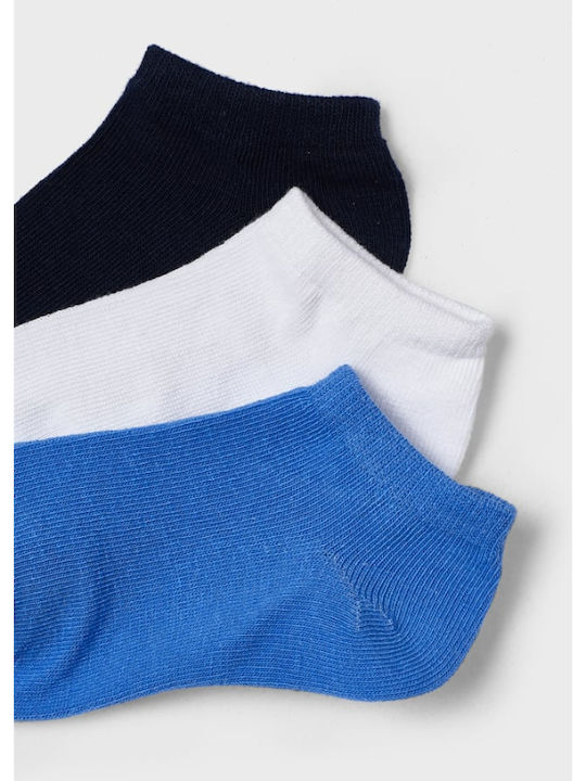 Mayoral Boys 3 Pack Ankle Socks Blue