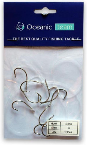 Oceanic Fishing Hooks Set 20pcs No10