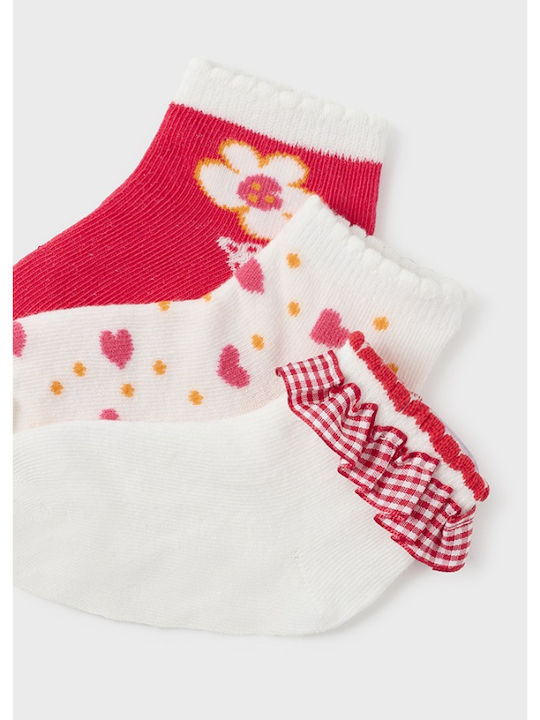 Mayoral Kids' Socks Knee-High Red 3 Pairs