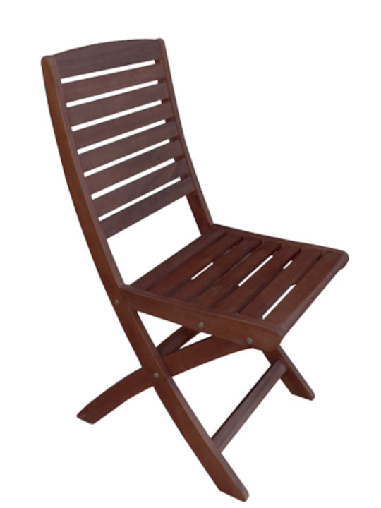 Outdoor-Stuhl Hölzernes Spot Acacia 43x54x90εκ.