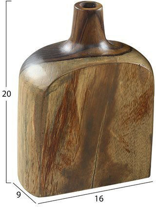 HomeMarkt Room Decor Set in Wood 13.5x30cm 3 Pieces