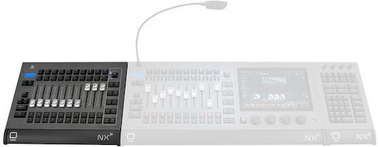 Obsidian NXP Wing DMX Controller Lichtkonsole mit 4 Steuerkanälen / 5 XLR-Eingänge und Verbindung USB (für PC)
