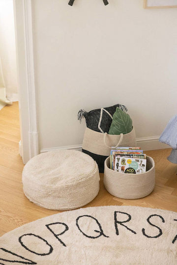 Lorena Canals Kinder Aufbewahrungskorb aus Stoff Gram Beige 35x20cm 1Stück