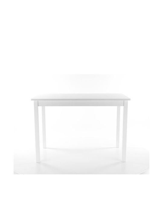 Fiord Masă Bucătărie Lemnoasă Alb 80x60x74buc