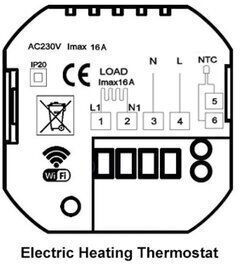 Powertech Digital Termostat Spațiu Inteligent cu Wi-Fi
