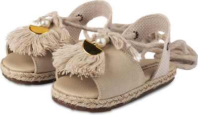 Babywalker Baptism Sandals Beige