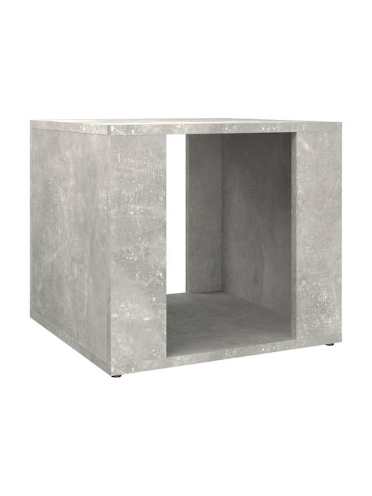 Κομοδίνο Ξύλινο Γκρι Σκυροδέματος 41x40x36cm