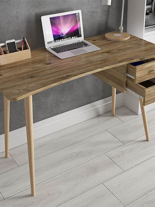 Γραφείο Balbina Ξύλινο Atlantic Pine 120x60x77εκ.