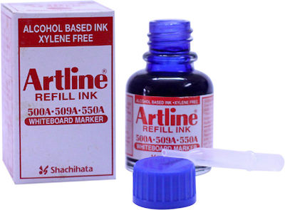 Artline Replacement Ink for Marker in Blue color 1pcs 20ml