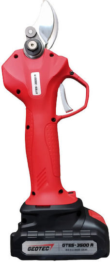 Geotec GTES-3500R Pruning Shears Battery Brushless 20V 2x2Ah with Maximum Cutting Diameter 35mm in Carrying Case