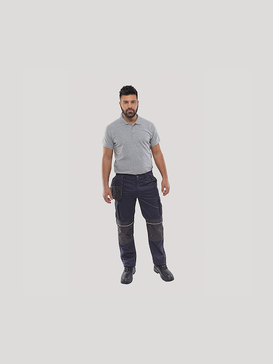 Axon Titanium Work Trousers Blue