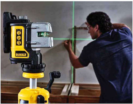 DEWALT Self-leveling Linear Laser Level Green Beam with Working Range 20m