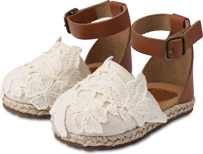 Babywalker Christening Espadrilles Ecru