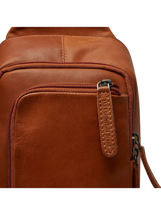 Leather Men's Bag Sling Tabac Brown