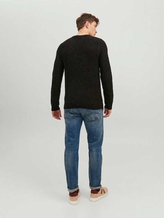 Jack & Jones Men's Long Sleeve Sweater Black