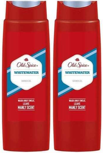 Old Spice Whitewater Shower Gel for Men 2x400ml