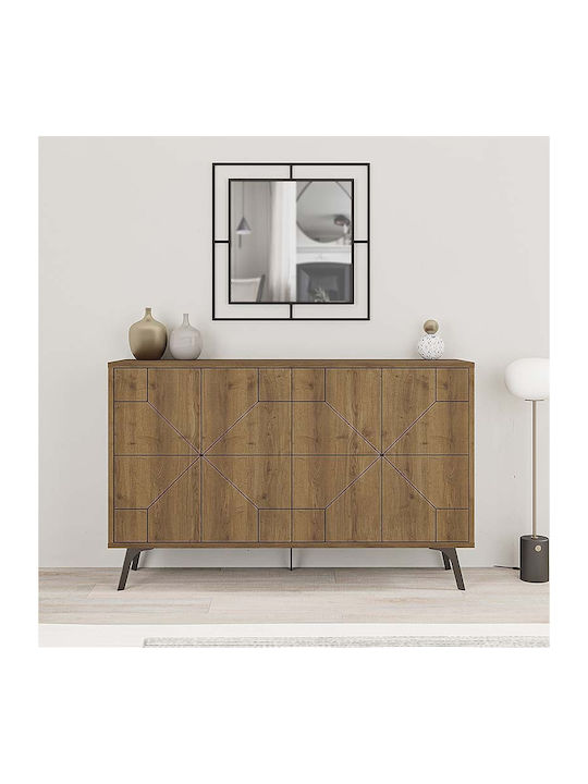 Буфет Giacomo Дървен Светлокафяв 123x35x77.4см