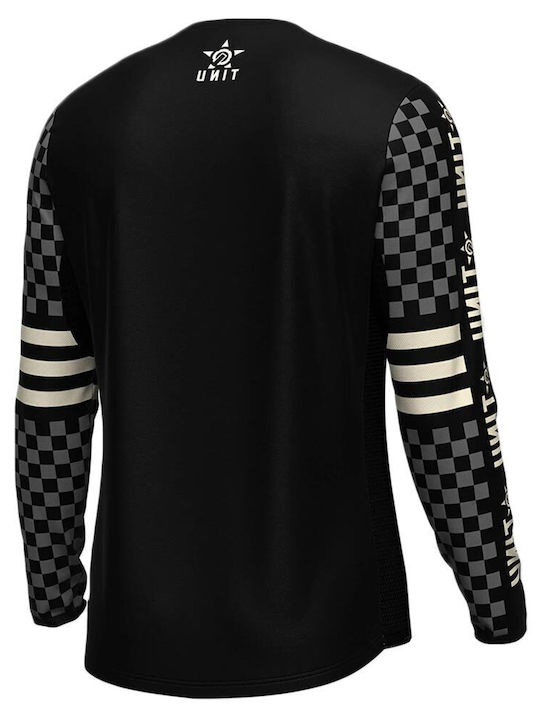 Unit Pursuit Männer Motocross-Shirt Black/Grey