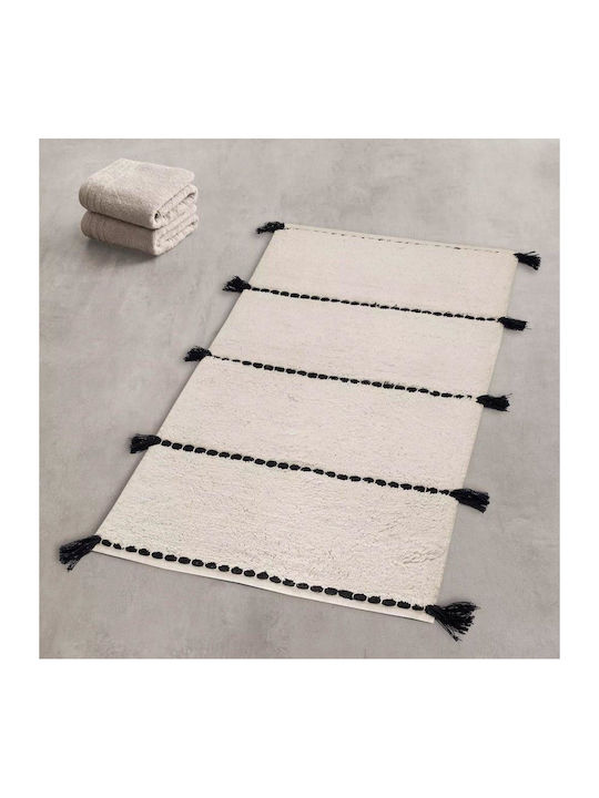 Kleine Wolke Non-Slip Bath Mat Cotton Travis 9158202225 Nature 70x120cm