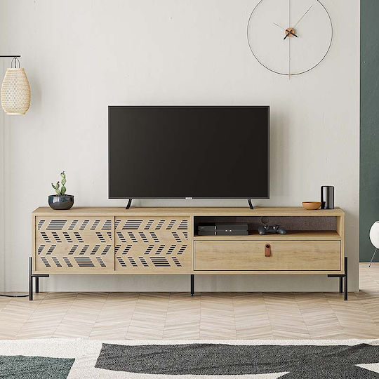 Dionysos Bodenstehend Beiges TV-Ständer 170x45x48,6cm