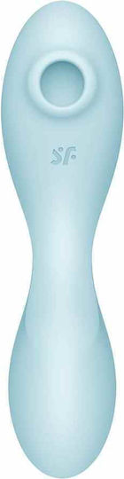 Satisfyer Curvy Trinity 5 Αναρροφητής Αιδοίου με Δόνηση Air Pulse Vibrator Blue